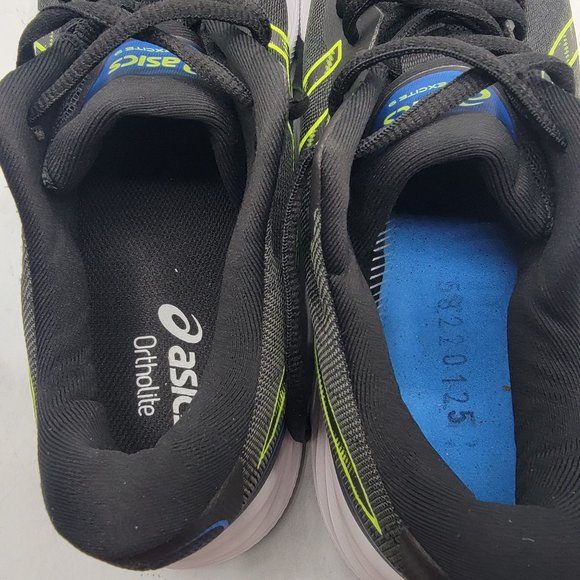 Asics Gel Excite 9 Mens Size 12 Black Hazard Green Athletic Shoes 1011B338 main image 7
